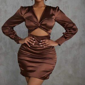 🍿 satin bodycon dress 🍿